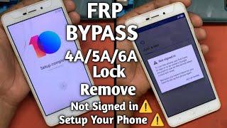 Redmi 4A Frp Bypass | Redmi 4A /5A/ 6A All method work Frp Bypass | How to redmi 4A frp bypass