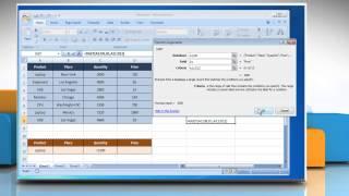 How to use DGET function in Excel :Tutorial