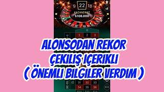 RULET | ALONSO ABİNİZDEN NASİHATLER VE REKOR KAR ! #rulet #casino