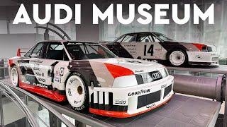 AUDI Museum INGOLSTADT Bavaria GERMANY Racing CARS Exhibition HISTORY Audi QUATTRO Le Mans SPORT