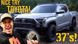 Toyota thought THIS would stop me from adding 37s!?  Dobinsons lift kit 2022 Tundra