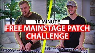 Create a MainStage Patch in 10 Minutes Challenge - Free Patches