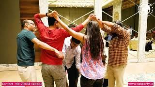 Human Knot Team Building Challenge | Indoor Team Building Activities for Corporate Offsite- SOSParty