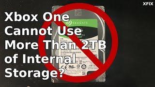 Xbox One Cannot Use More Than 2TB of Internal Storage