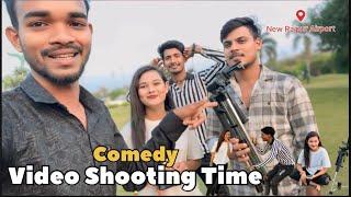 Cg Reels Comedy Video Shooting || Candi Musu, Himanshu, Hari & Cg Lucky | New Raipur Airport