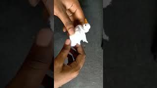 swan  making| Bhava's hand touch craftsss| #shorts #cute #swan #youtubeshorts #crafts #ytshorts #yt