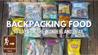 BACKPACKING FOOD For 10 Days on the Wonderland Trail | Backpacking Mount Rainier National Park