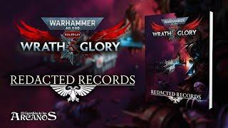 Warhammer 40,000 Wrath & Glory - Redacted Records (Cubicle 7)