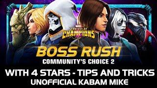 Community's Choice Boss Rush Challenge 2 with 4 stars + guide - Marvel Contest of Champions