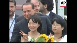 Italian PM, EU president arrive for G8 Summit