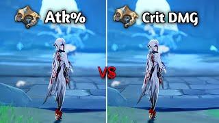 C0 Arlecchino ATK vs Crit Circlet | Genshin Impact