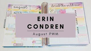 August Mystery Kit PWM 2020 | Erin Condren Vertical Life Planner | SPOILER ALERT