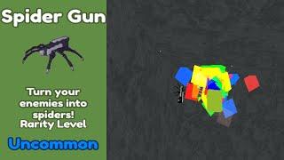 Roblox admin guns how to get Spider gun