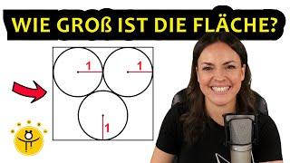 Ein schönes Geometrie Rätsel – Berechne die Fläche!