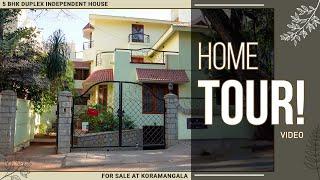 5 BHK Duplex Independent House For Sale At Koramangala | Home Tour Video | Value Add Realty