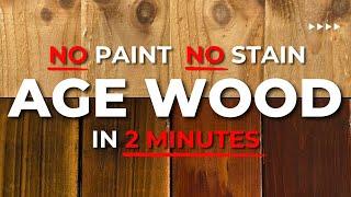 Quick & Easy Wood Aging Hack You Need to Try!