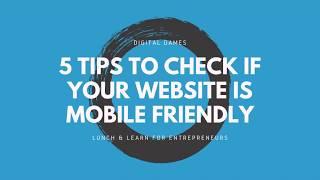 5 Tips to Check if Your Website is Mobile-Friendly in 2019