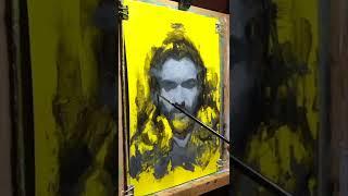 Painting a Distorted Self Portrait - Abstract Realism