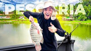 Peguei um PEIXE GIGANTE nessa PESCARIA?!  | Vlog