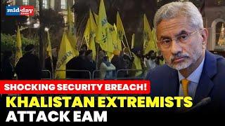 S. Jaishankar faces Khalistan protestors during UK visit, Major security breach occurs