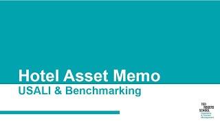 HTL510 Asset Memo USALI and Benchmarking