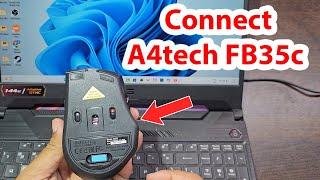 How to connect a4tech fb35c bluetooth mouse to laptop