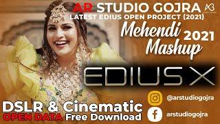 Mehndi Mashup 2021 Edius Project Free Download For DSLR & Cinematic 8/9/X By AR studio Gojra