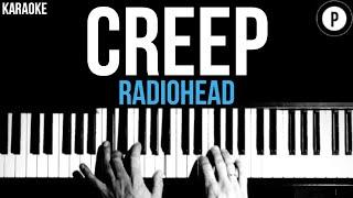 Radiohead - Creep Karaoke SLOWER Instrumental Acoustic Piano Cover Lyrics On Screen