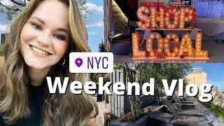 NYC WEEKEND VLOG | Roof Tour, Bushwick Collective, & Dear Evan Hansen