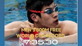 Pan Zhanle wins 800m freestyle and breaks the record! [EN/CH] The sky’s the limit for Pan Zhanle.