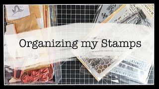 Let's Organize my Stamps! | Craft Organization | Rubber Stamp Storage |