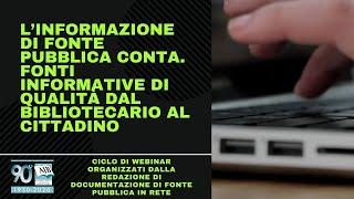 Un anno di economia nei documenti di fonte pubblica – Quinto webinar DFP