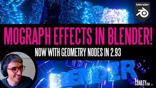 NEW Motion Graphics Effects In Blender With Geometry Nodes