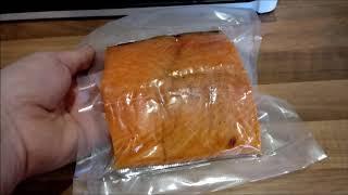 Silvercrest Vacuum Sealer £20 From Lidl  Bagging my Oak Smoked Salmon