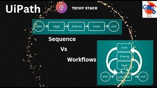 Understanding Sequences and Flowcharts  #techystack #uipath #robotics #rpa #automation