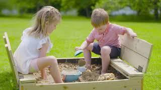 Rebo Wooden Sandpit Ball Pool