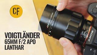 Voigtländer 65mm f/2 Macro APO Lanthar lens review with samples