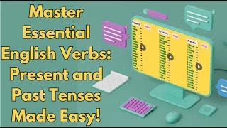 "Master Essential English Verbs: Present and Past Tenses Made Easy!"  #shortsfeed #jeanetfabie