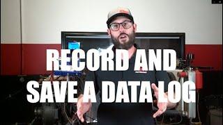 Record and Save a Data Log| Tech Tuesdays | EP14