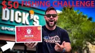 $50 BUDGET FISHING CHALLENGE!!! (1V1 New PB)