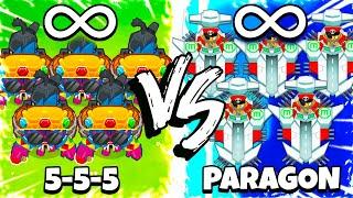 Infinite 5-5-5 Crosspath VS Unlimited Paragons (Modded BTD 6)