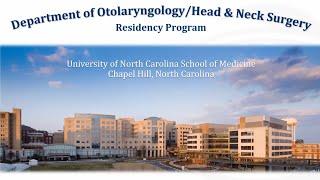 Chair Introduction: UNC Otolaryngology Residency