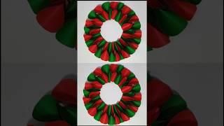 DIY Christmas Wreath | Christmas Decoration Ideas #viral #trending #christmasdecor #wreathmaking