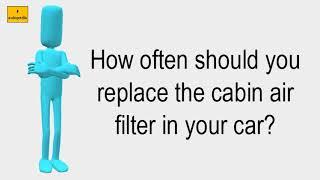 How Often Should You Replace The Cabin Air Filter In Your Car?