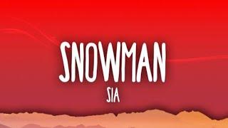 Snowman-Sia  (lyrics) #snowman #sia #lyrics