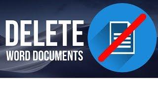 How to Delete Word Documents on Mac | MacBook , iMac, Mac Pro, Mac mini