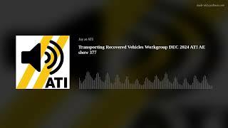 Transporting Recovered Vehicles Workgroup DEC 2024 ATI AE show 377