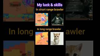 Short range brawler vs long range brawler #brawlstars #brawlstarsshorts #voralshort