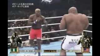 Bob Sapp vs Bobby Ologun - fight video (k-1, mma, muay thai fighting, 2012 year)