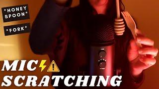 ASMR -BRAIN MELTING MIC SCRATCHING for your tingles and sleep | No cover
